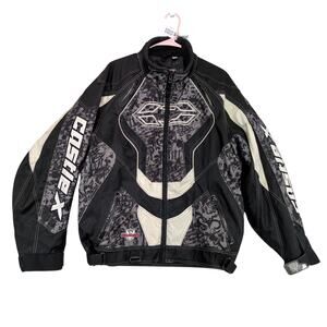 Castle X Racewear Switch Men's L Snowboard Snowmobile Snow Ski Jacket Black Gray